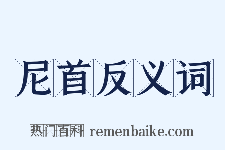 尼首反义词是什么意思的图片